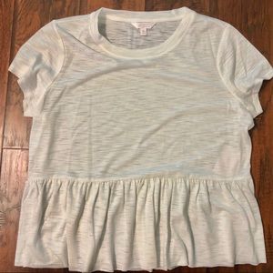 LC Lauren Conrad White Shirt XL